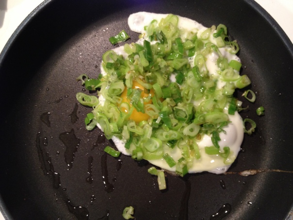 egg right side up with green onion